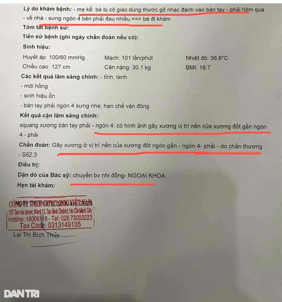 Nghi giáo viên đánh gãy ngón tay học sinh, lãnh đạo trường họp khẩn-2