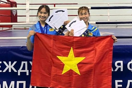 Bản lĩnh của nữ vận động viên thể thao Công an nhân dân ở giải đấu võ thuật tại Liên bang Nga