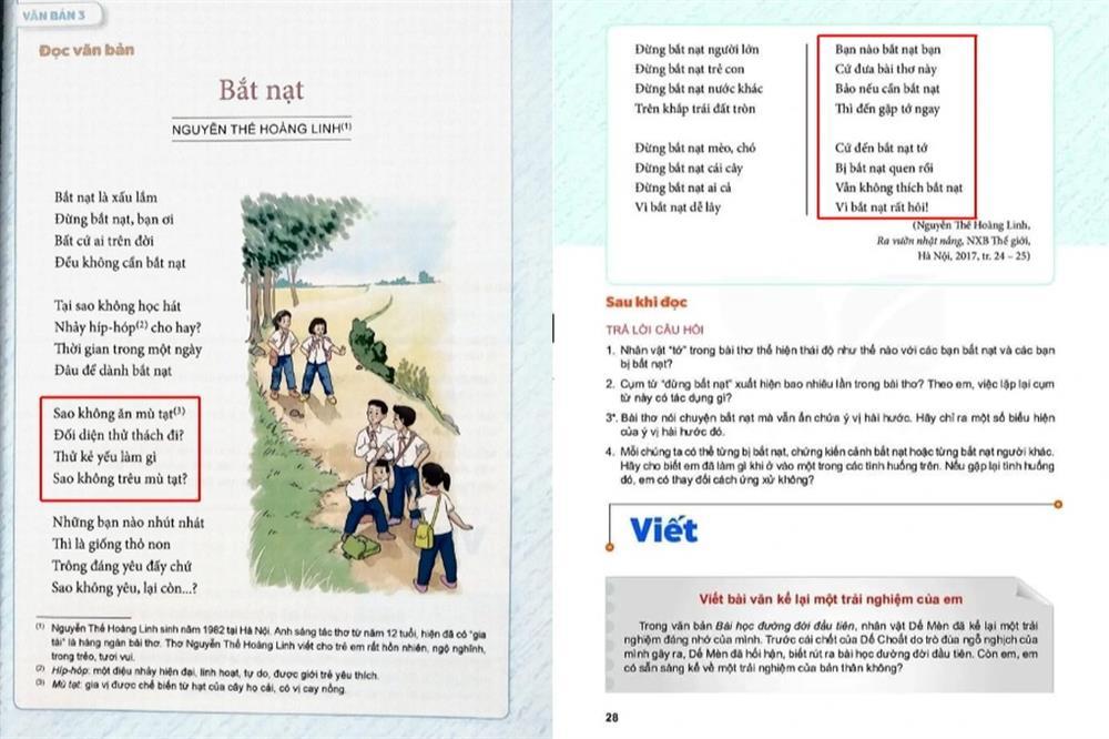 Bài thơ Bắt Nạt như gói mì ăn liền, không nên đưa vào thực đơn món chính?-1