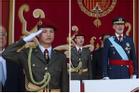 Nữ thân vương Leonor diện trang phục quân đội, thu hút sự chú ý trong lễ mừng Quốc khánh Tây Ban Nha