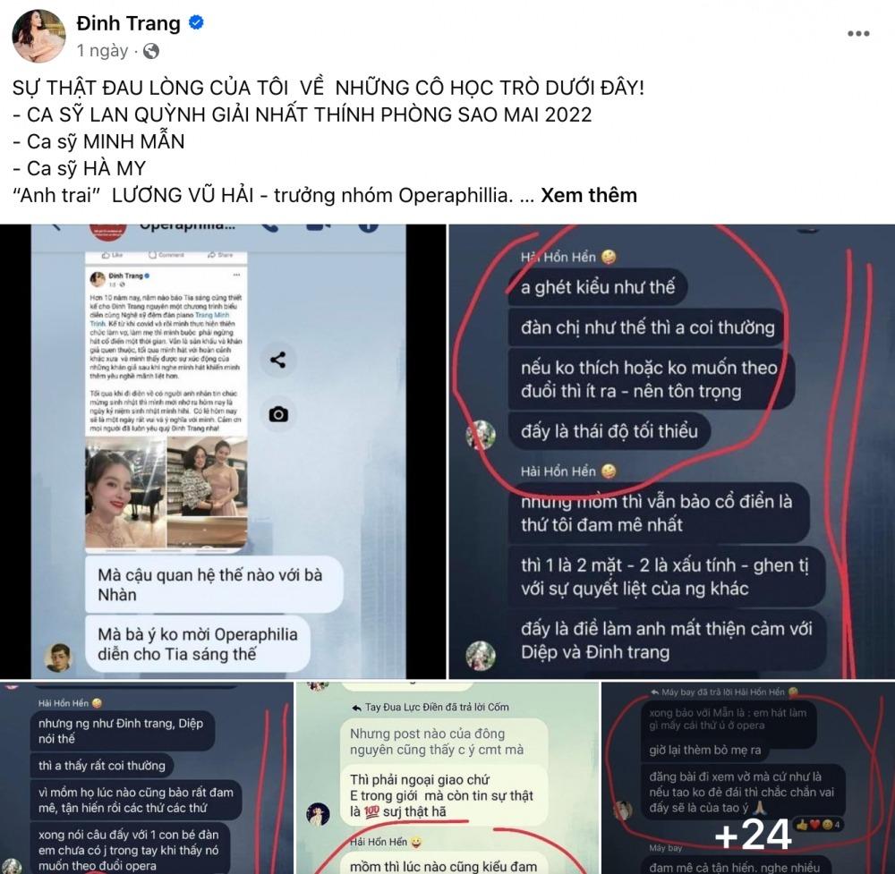 Vụ Đinh Trang tố 3 ca sĩ trẻ vô ơn: Lan Quỳnh lên tiếng xin lỗi... Tân Nhàn-1