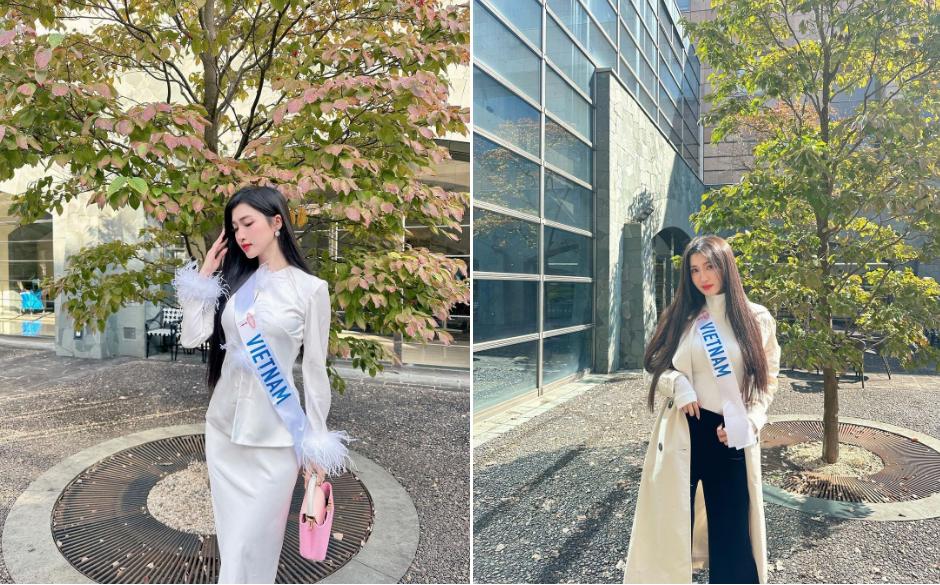 Á hậu Phương Nhi giành giải thưởng đầu tiên tại Hoa hậu Quốc tế-4