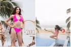 Hoa hậu Hòa bình Dominica lên tiếng việc 2 lần bị ngã khi diễn bikini