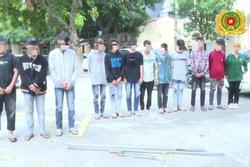 Hơn 30 thanh niên Tuyên Quang mang đao kiếm 'kéo về' Vĩnh Phúc đánh nhau