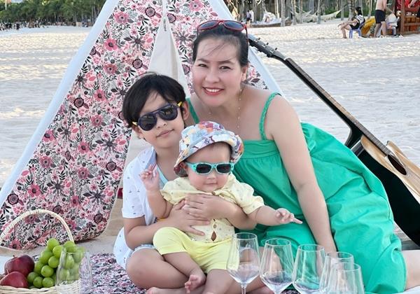 Diễn viên Quý Bình và bà xã doanh nhân Ngọc Tiền lần đầu khoe con trai-1