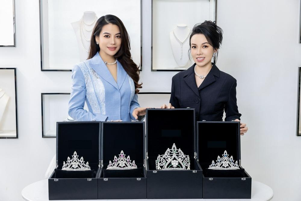 Cận cảnh 4 vương miện dành cho Miss Earth Vietnam 2023-1