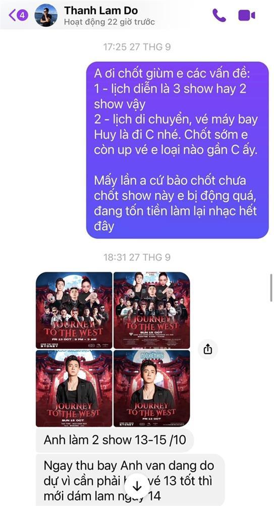 Ekip Ngô Kiến Huy lên tiếng khi bị tố hủy loạt show tại Úc trước giờ diễn-2