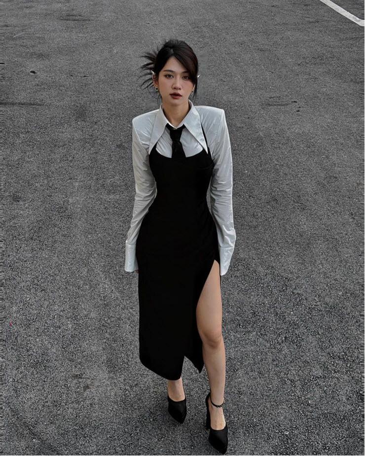 TikToker Lê Bống bất ngờ kín bưng nhưng không che được đường cong vạn like-1