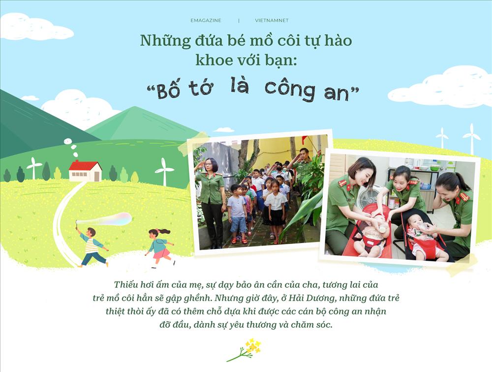 Những đứa bé mồ côi tự hào khoe với bạn: Bố tớ là công an-1