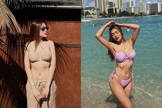 'Bạn gái Lương Thế Thành' nổi bật ở biển California nhờ set đồ 'kích thích thị giác'