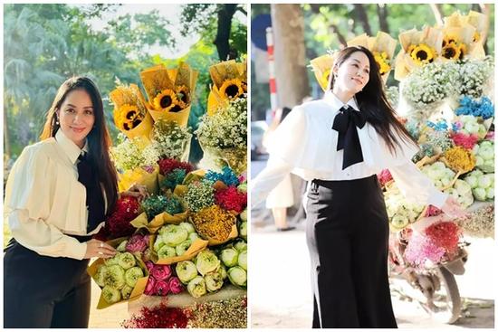 Khánh Thi khoe nhan sắc mặn mà sau hơn một tháng sinh con thứ 3