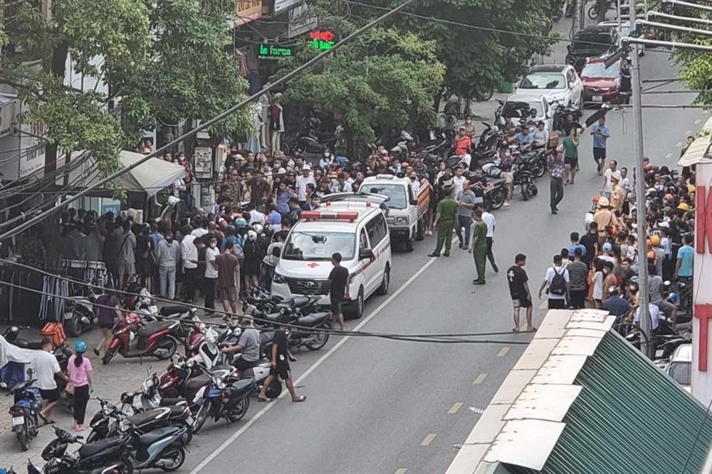 Vụ cô gái bị giết tại cửa hàng quần áo: Nghi phạm đã nhảy cầu Thanh Trì-1