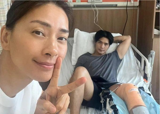 Không chỉ Ngọc Trinh, chồng Ngô Thanh Vân cũng phẫu thuật gấp vì tai nạn xe moto-1