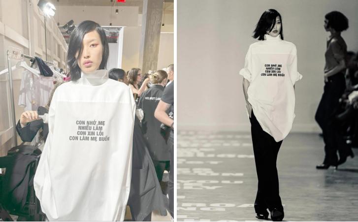 Phương Oanh bật khóc khi trình diễn thiết kế in chữ tiếng Việt tại Mỹ-6