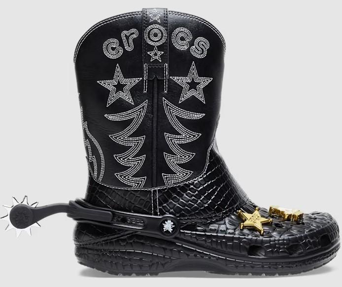 Giày cao bồi Crocs gây sốc giới mộ điệu vì vẻ ngoài ngốc nghếch-1
