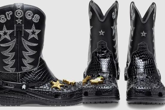 Giày cao bồi Crocs gây sốc giới mộ điệu vì vẻ ngoài 'ngốc nghếch'