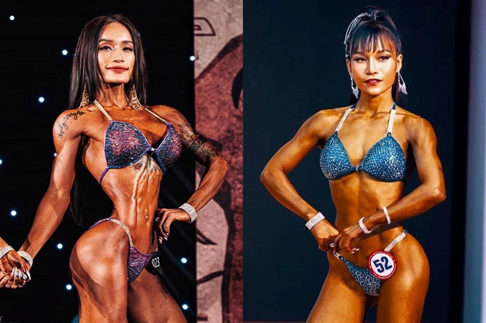 Cặp song sinh Gia Lai đam mê tập tạ, giành nhiều huy chương vàng thể hình-1