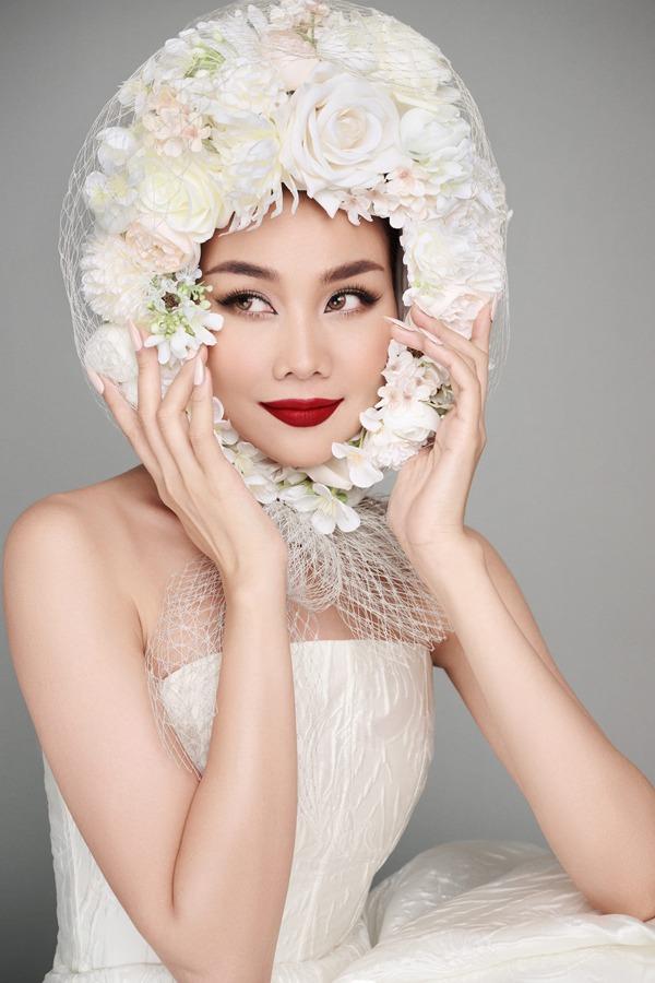 Ảnh cưới của Thanh Hằng: Nhan sắc cô dâu lộng lẫy, chú rể vẫn bị giấu mặt-5