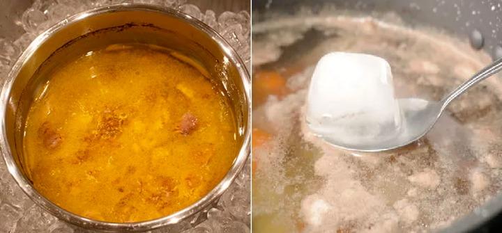 Bí quyết vớt mỡ cho nước canh trong vắt-1