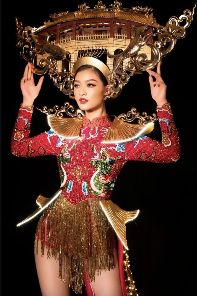 Trang phục dân tộc 10kg của Phương Nhi tại Miss International được fan sắc đẹp đánh giá đẹp thôi chưa đủ-8