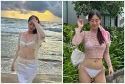 'Hoa hậu Cao Bằng có tỷ lệ cơ thể đẹp nhất lịch sử' gợi cảm với áo 'hạt tiêu'