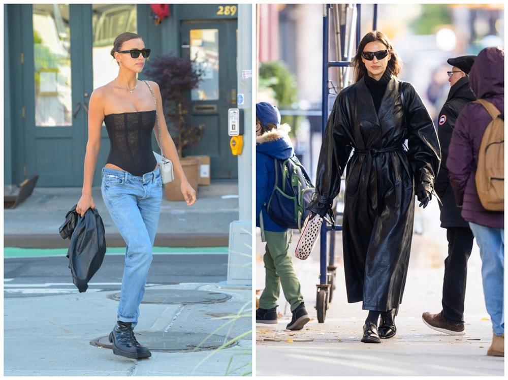 Phong cách thời trang đưa đón con đi học của siêu mẫu Nga Irina Shayk-3