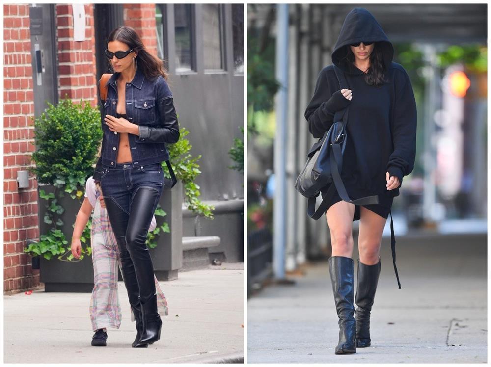 Phong cách thời trang đưa đón con đi học của siêu mẫu Nga Irina Shayk-6