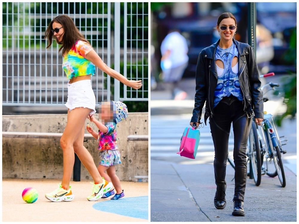 Phong cách thời trang đưa đón con đi học của siêu mẫu Nga Irina Shayk-7