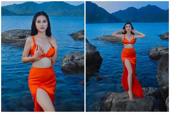 Lâm Vỹ Dạ diện bikini khoe vóc dáng nuột nà