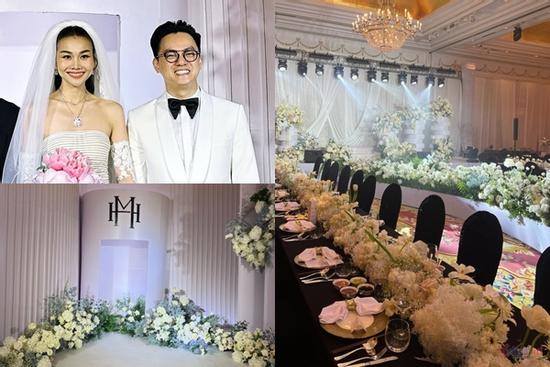 Hé lộ không gian đám cưới riêng tư của Thanh Hằng và chồng nhạc trưởng