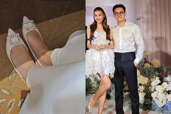 Hành động tinh tế của Thanh Hằng dành cho ông xã trong đám cưới