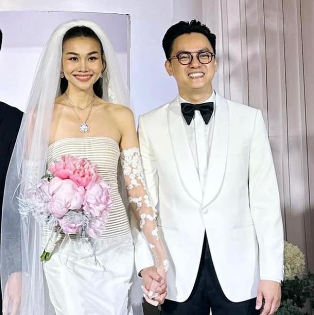 Ông xã Thanh Hằng nói 1 câu trong lễ cưới, gia nhập luôn hội cuồng vợ-1