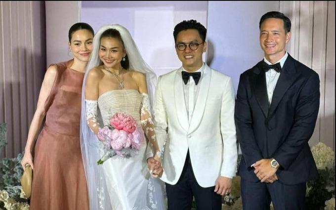 Ông xã Thanh Hằng nói 1 câu trong lễ cưới, gia nhập luôn hội cuồng vợ-4