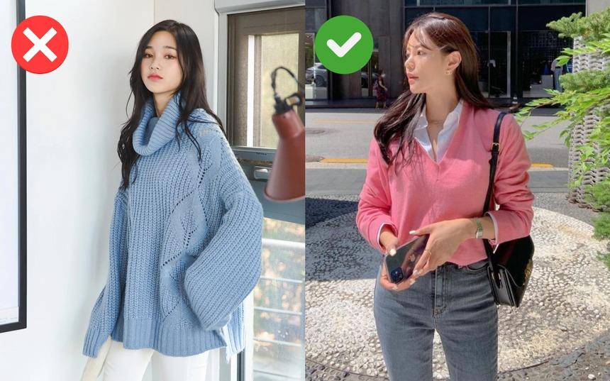 4 kiểu áo len khiến bạn trông béo hơn-3