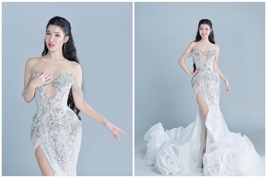 Phương Nhi hé lộ 2 đầm dạ hội cho đêm chung kết Miss International 2023
