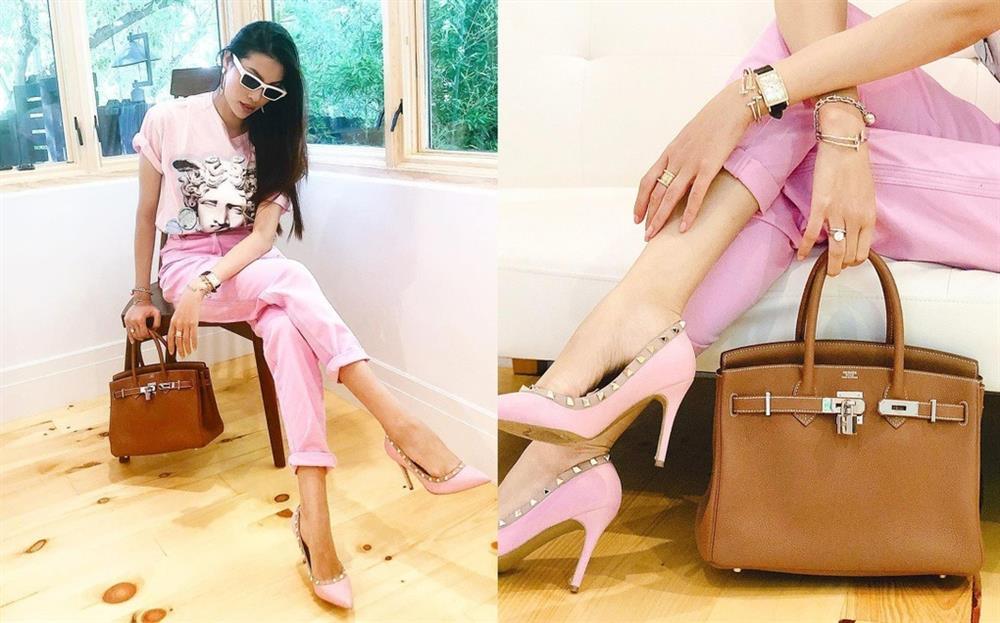 Phạm Hương và dàn sao khoe dáng bên túi Birkin đắt đỏ-4