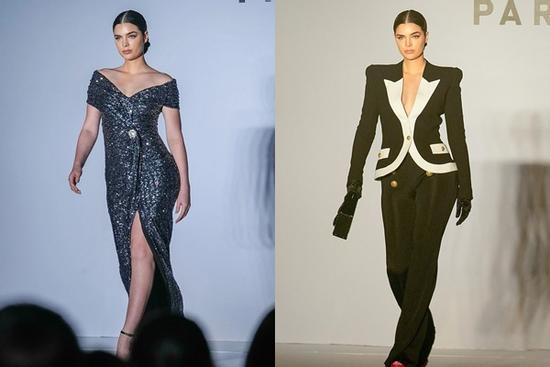 4 tháng sau khi sinh con, Hoa hậu Hoàn vũ Paraguay tái xuất sàn catwalk