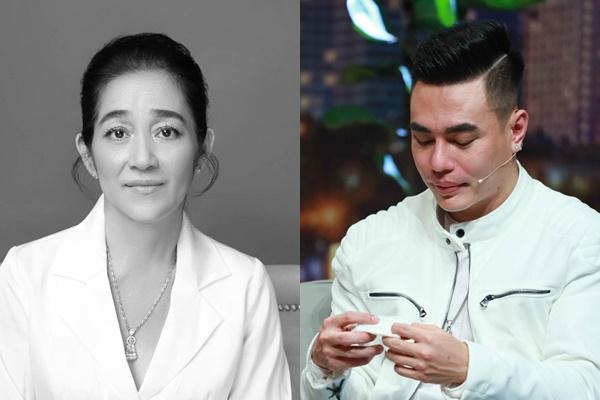 Lê Dương Bảo Lâm tiễn mẹ vợ đêm cuối: Ôm bà xã động viên, các cháu ngây ngô nhìn linh cữu-9