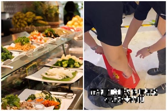 Bị nhà hàng buffet giữ lại vì mang thức ăn về, người đàn ông cãi: 'Tôi trả tiền, tôi có quyền'