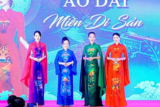 NTK Dung May mang cảnh đẹp Yên Bái vào BST áo dài 'Miền Di Sản Tinh Hoa'