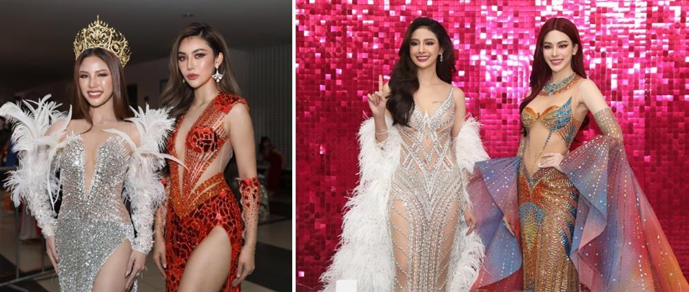 Thảm đỏ MGI 2023: Isabella Menin - Thùy Tiên đọ vẻ kiêu kỳ cùng người đẹp Thái Lan - Engfa Waraha-7