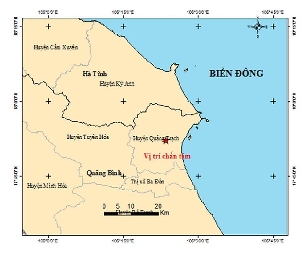 Trận động đất 4 độ richter xảy ra tại Quảng Bình-1