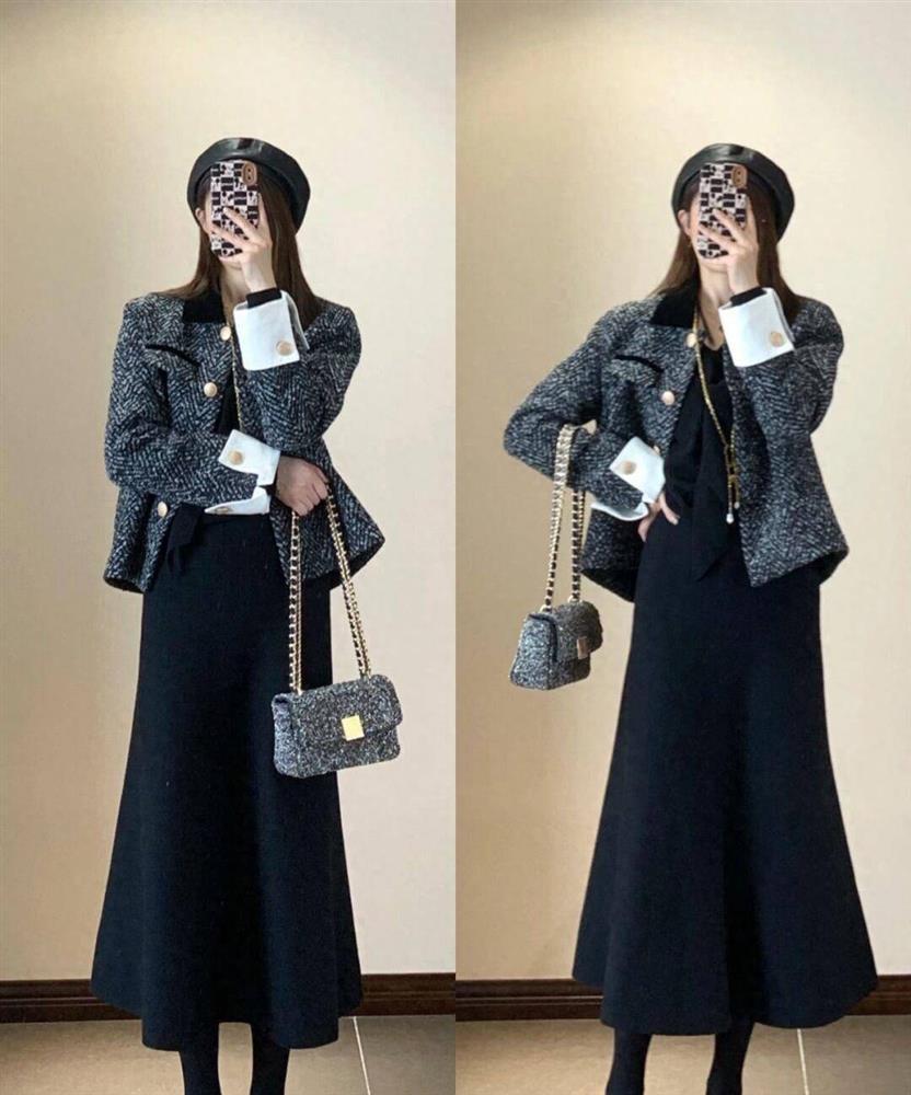 Diện áo vải tweed xinh như tiểu thư ngôn tình-2