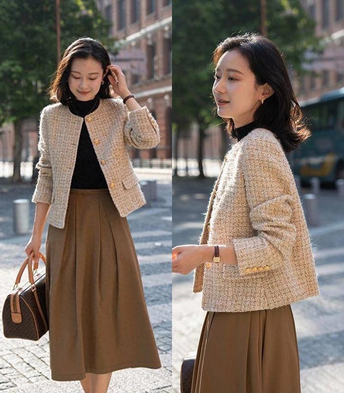 Diện áo vải tweed xinh như tiểu thư ngôn tình-9