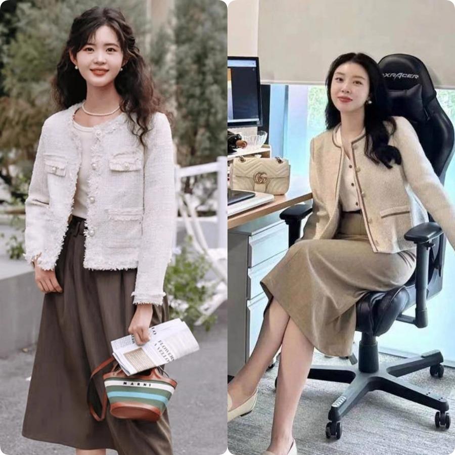 Diện áo vải tweed xinh như tiểu thư ngôn tình-10