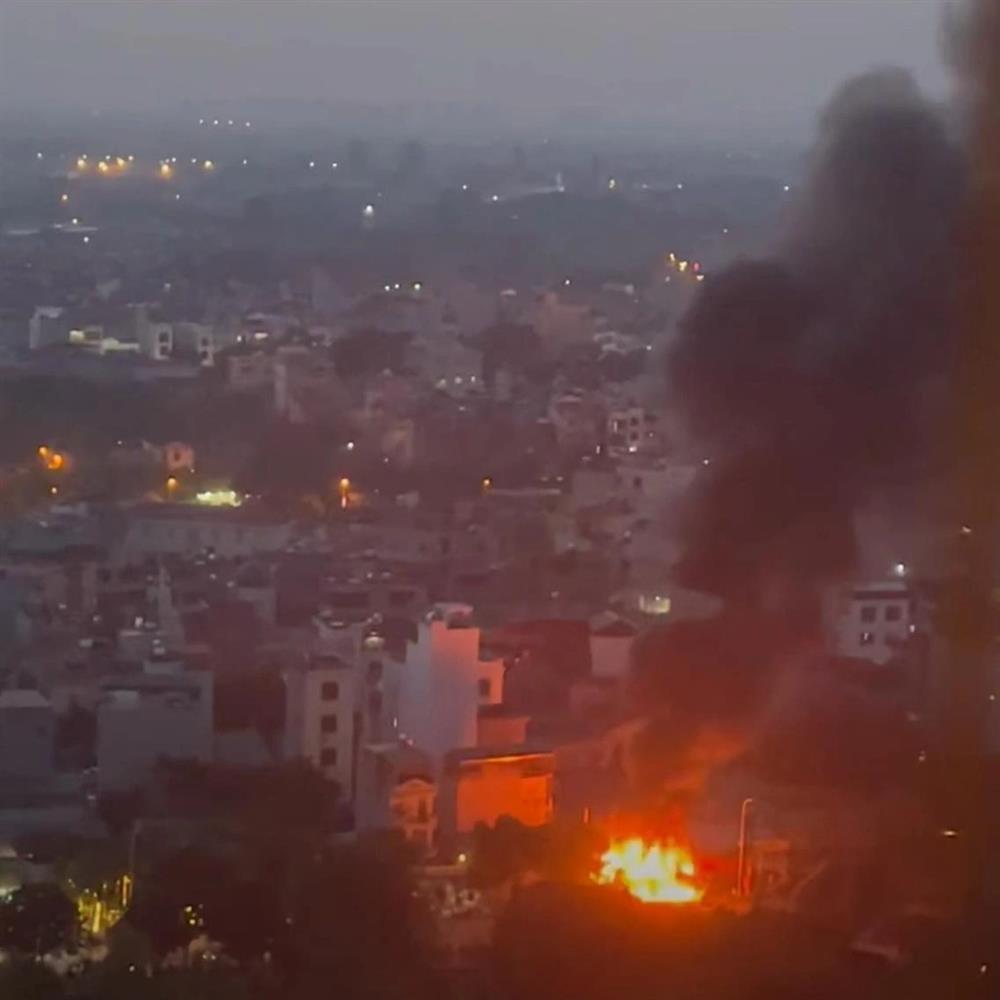 Cháy cơ sở thu mua phế liệu ở Hà Nội, 3 mẹ con tử vong-2