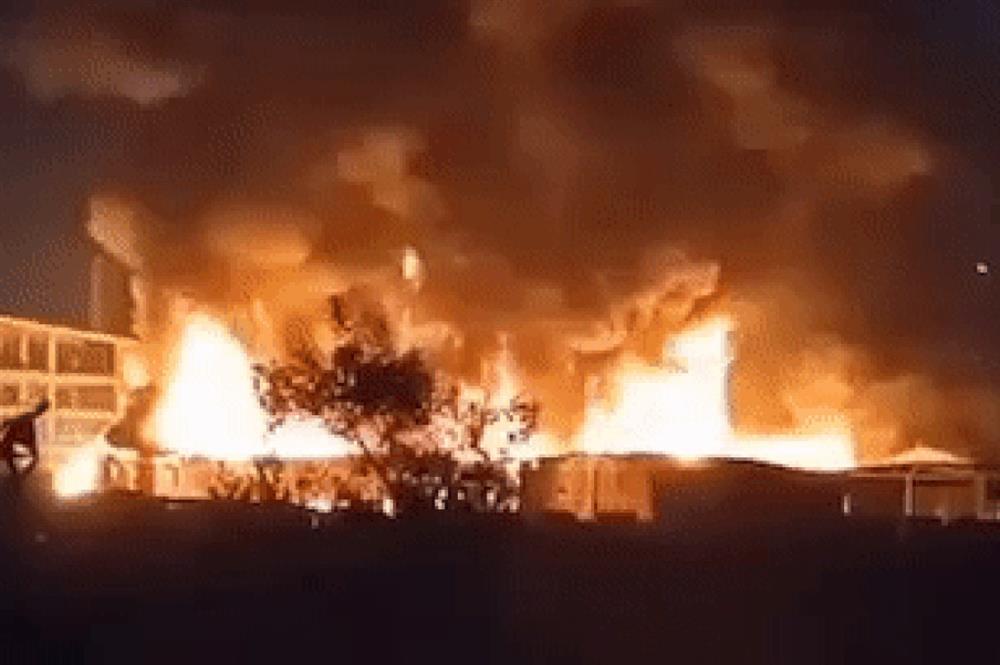 Cháy lớn tại khu công nghiệp ở Bắc Giang, một người chết-1