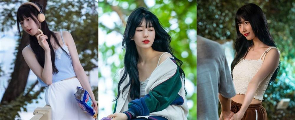Suzy ăn mặc vừa gợi cảm, vừa cá tính trong phim Doona-3