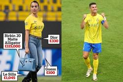 Bạn gái Ronaldo mặc cây đồ giản dị nhưng giá trị lên tới hơn 3 tỷ đồng