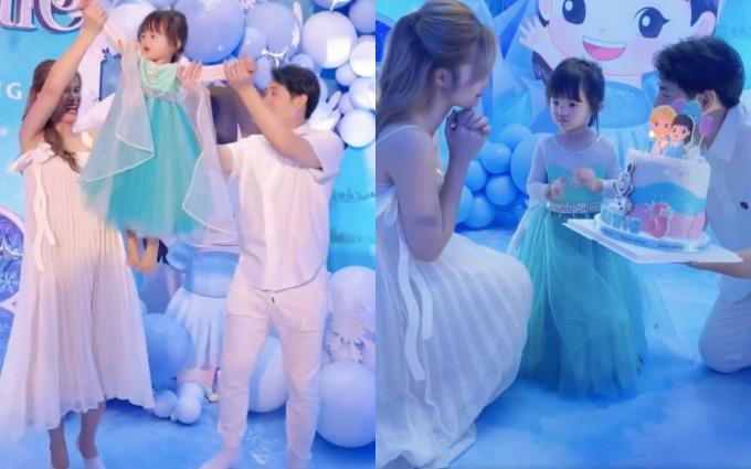 Bé Winnie hóa nữ hoàng băng giá ngày sinh nhật, Đông Nhi để lộ chi tiết nghi vấn đang bầu lần 2?-3